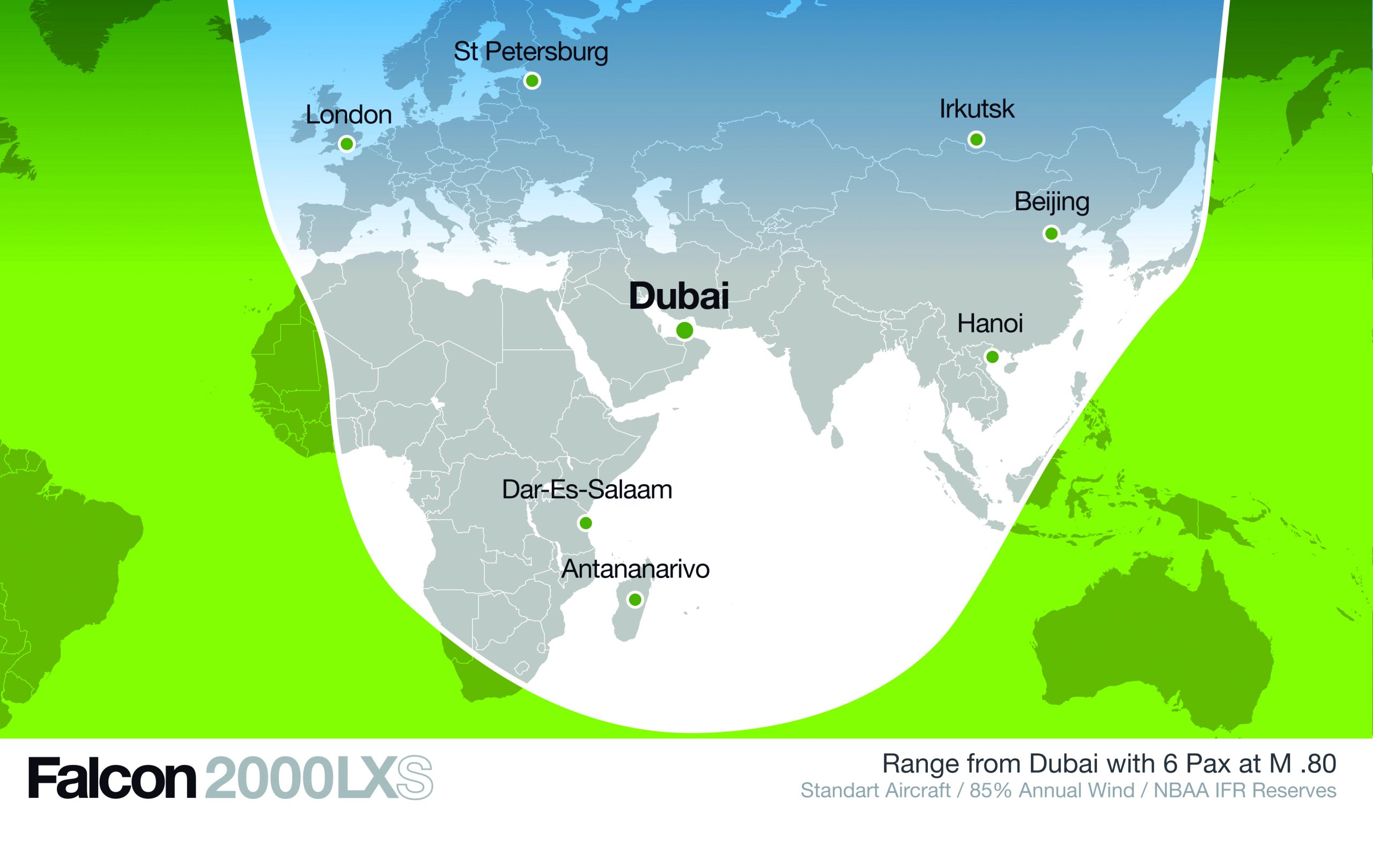 Falcon 2000LXS Backgrounder media