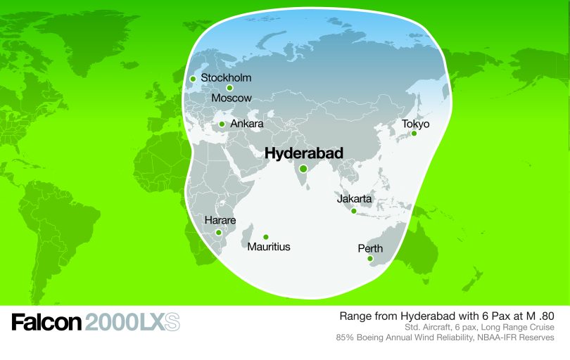 Falcon 2000LXS Backgrounder media