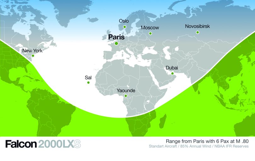 Falcon 2000LXS Backgrounder media