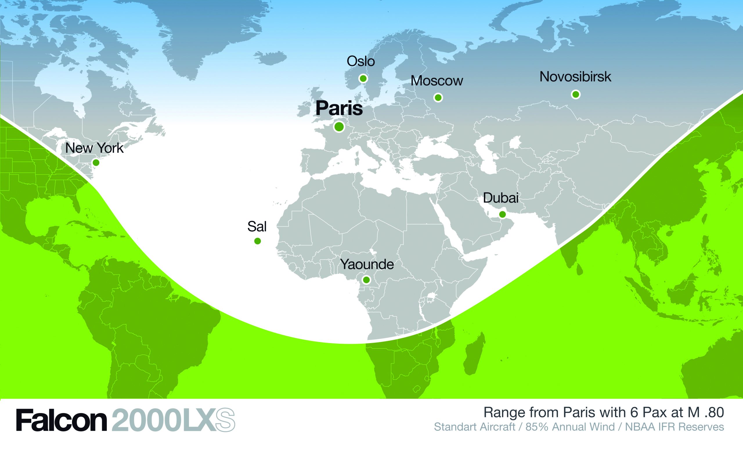 Falcon 2000LXS Backgrounder media