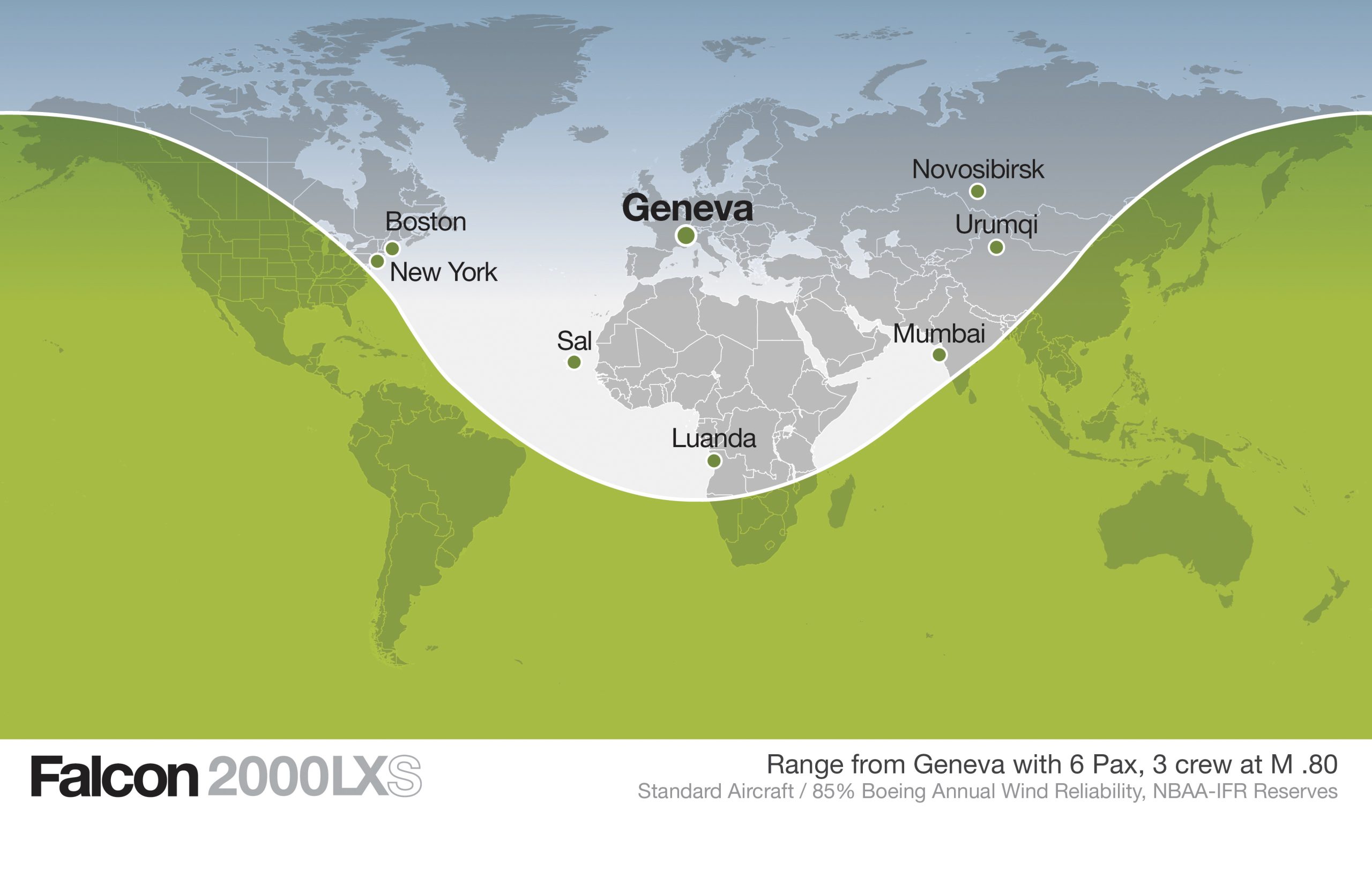 Falcon 2000LXS Backgrounder media