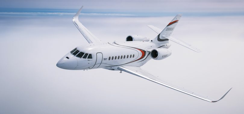 Falcon 2000LXS Backgrounder media