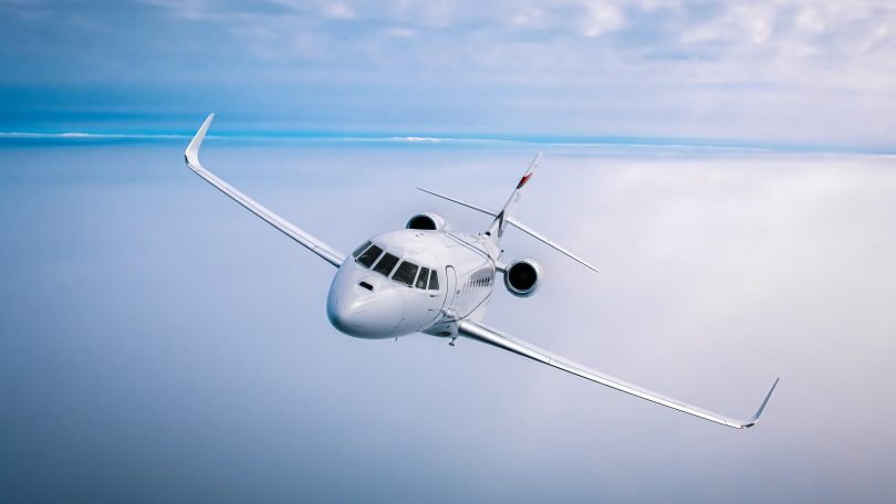 Falcon 2000LXS Backgrounder media