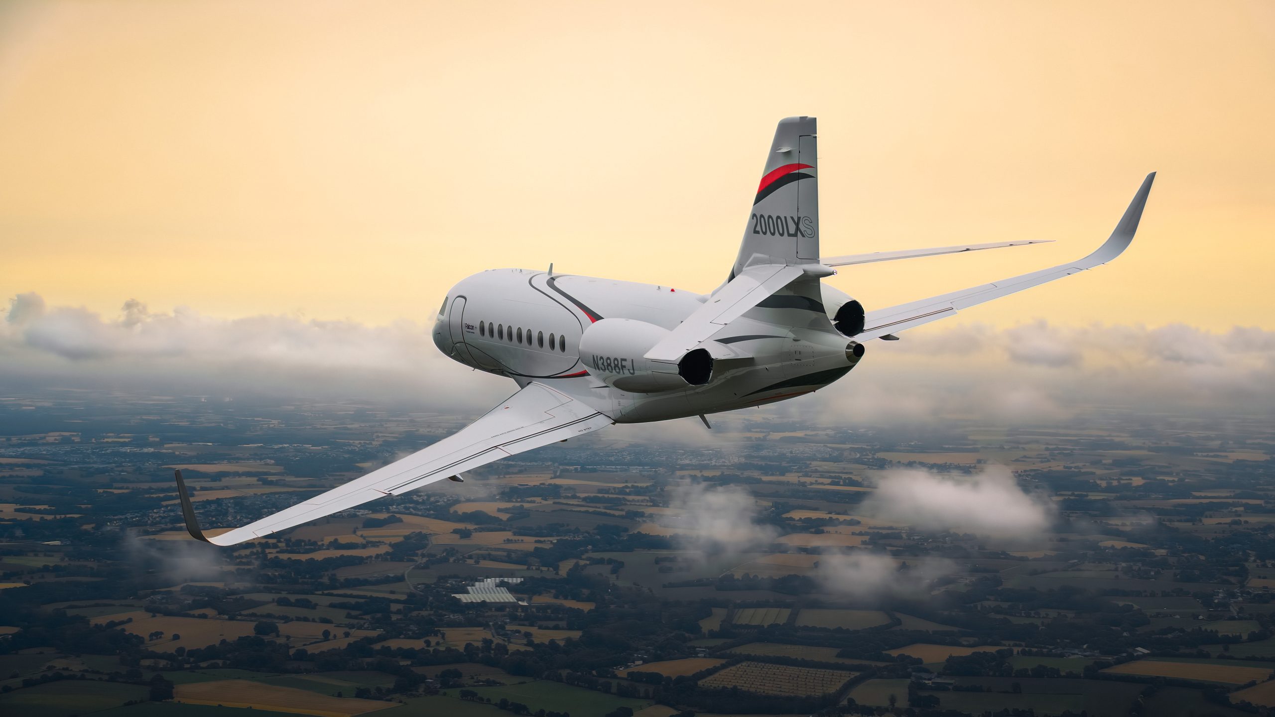 Falcon 2000LXS Backgrounder media