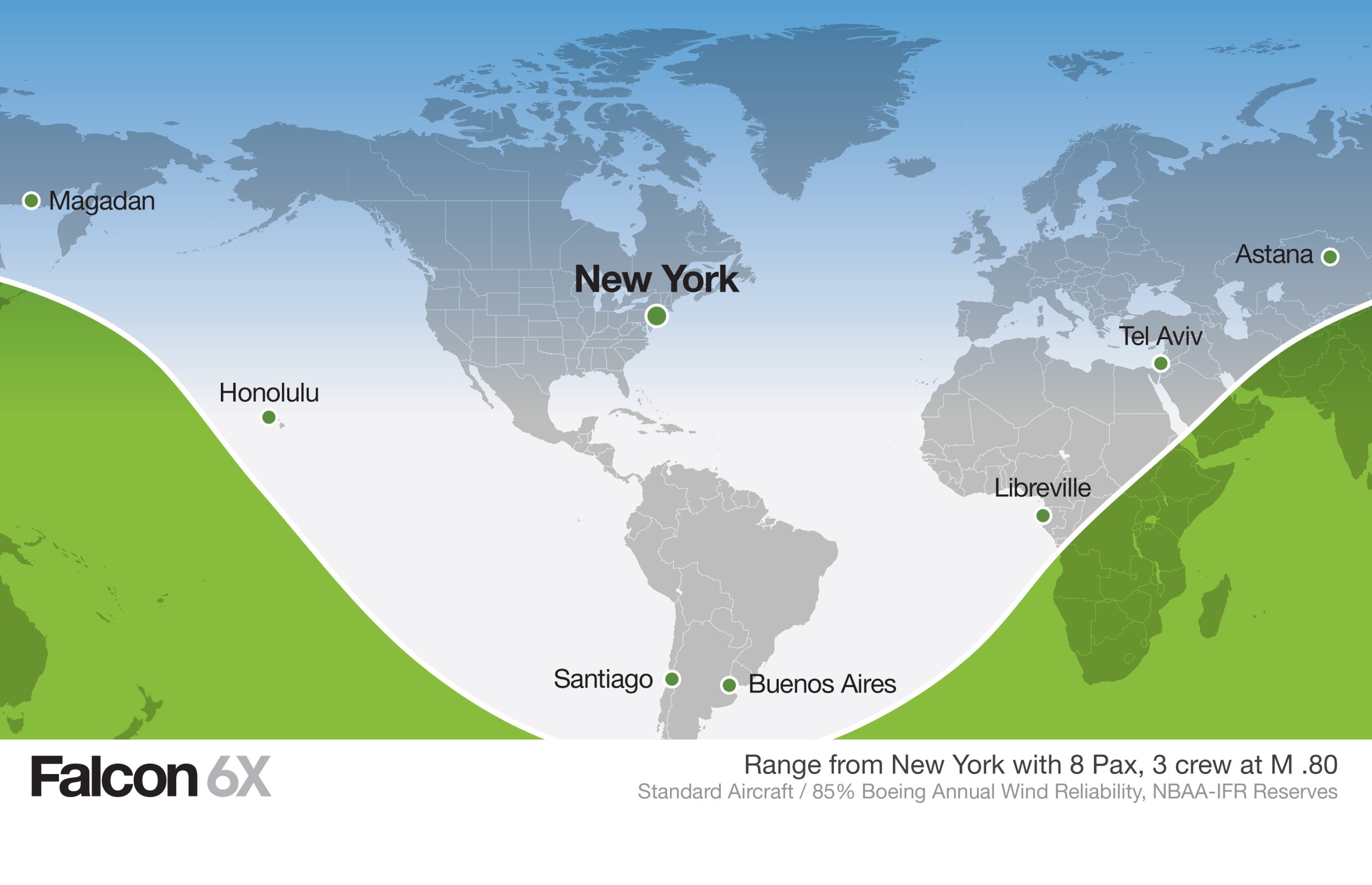 Falcon 6X Backgrounder media