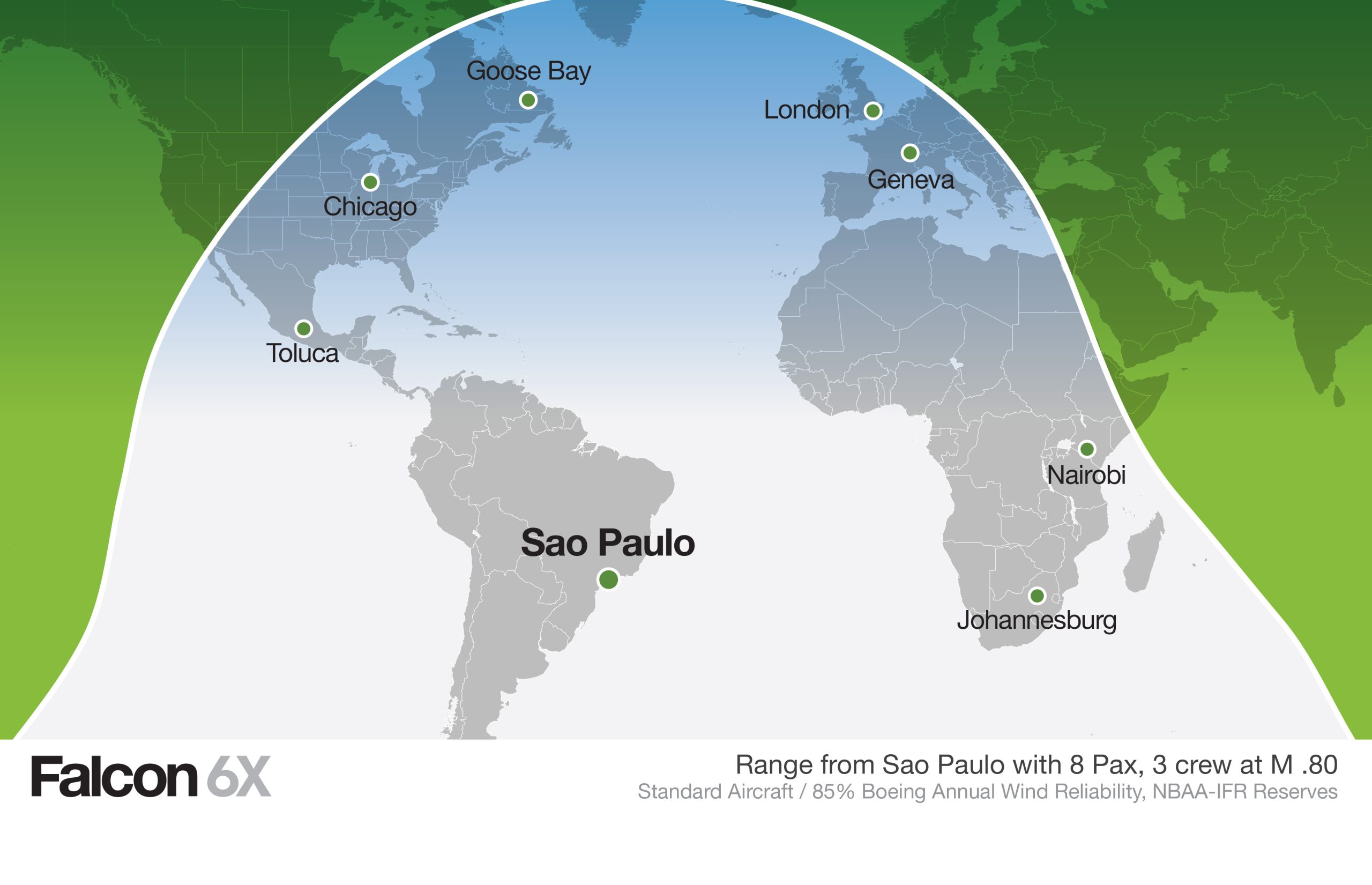 Falcon 6X Backgrounder media