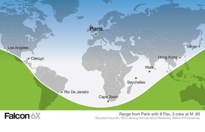 Falcon 6X Backgrounder media