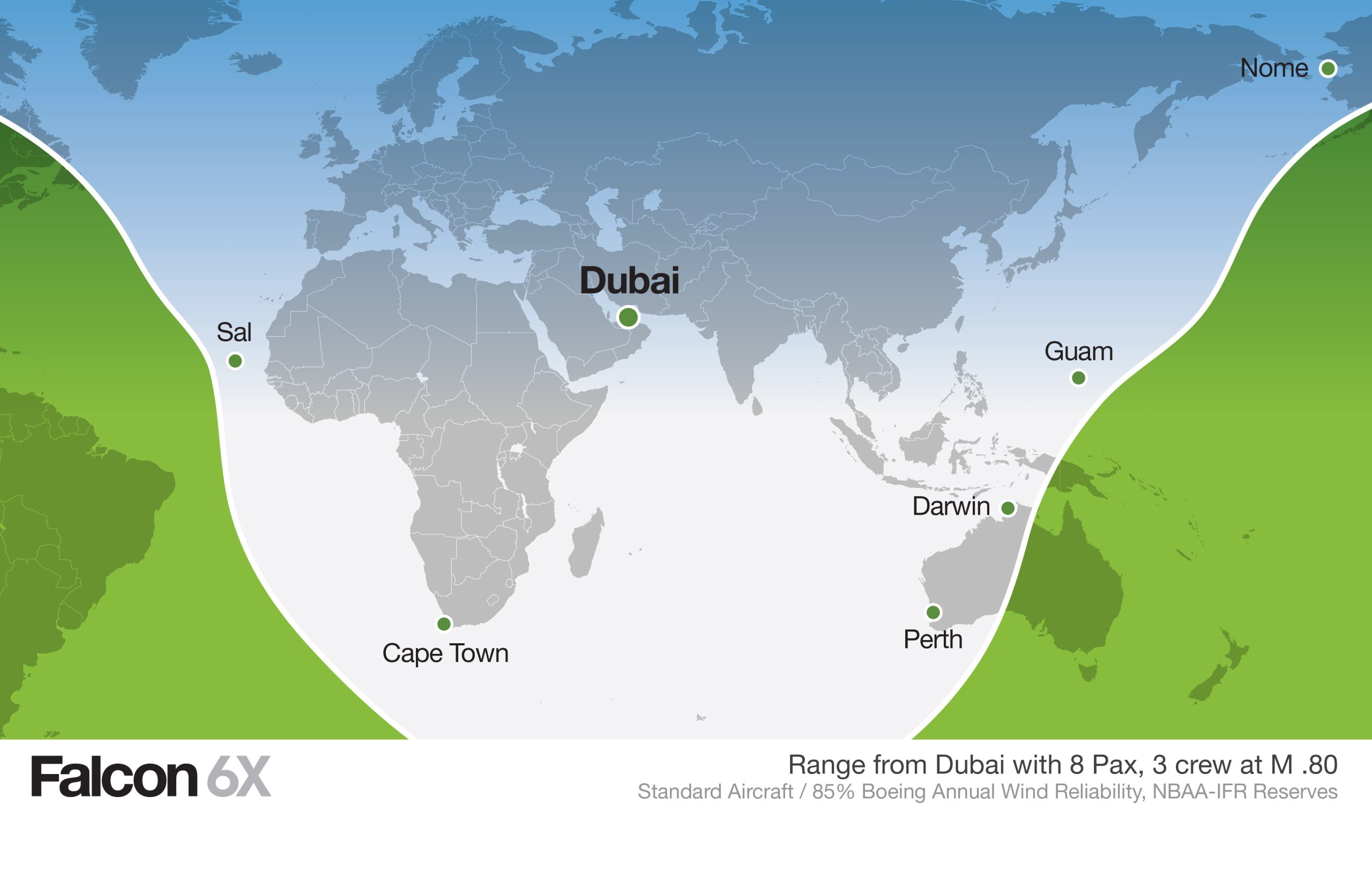 Falcon 6X Backgrounder media