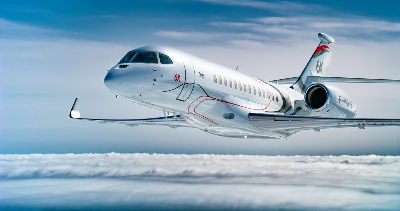 Falcon 6X Backgrounder media