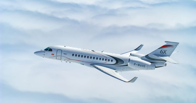 Falcon 6X Backgrounder media