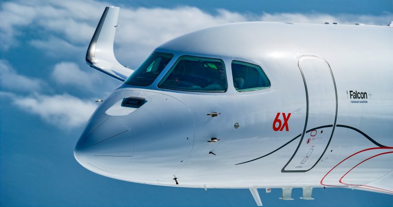 Falcon 6X Backgrounder media