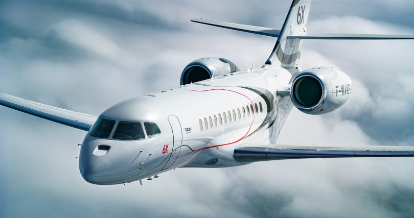 Falcon 6X Backgrounder media