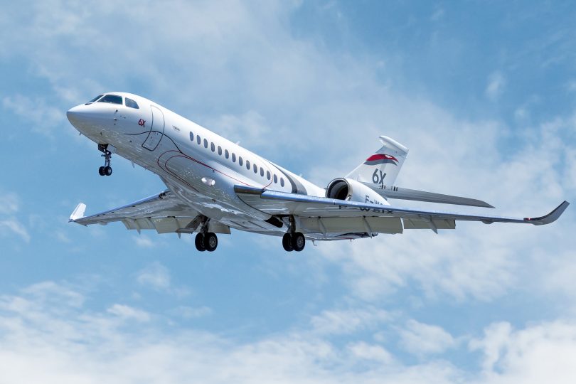 Falcon 6X Backgrounder media