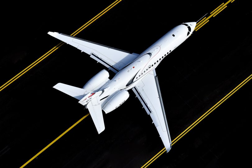 Falcon 6X Backgrounder media