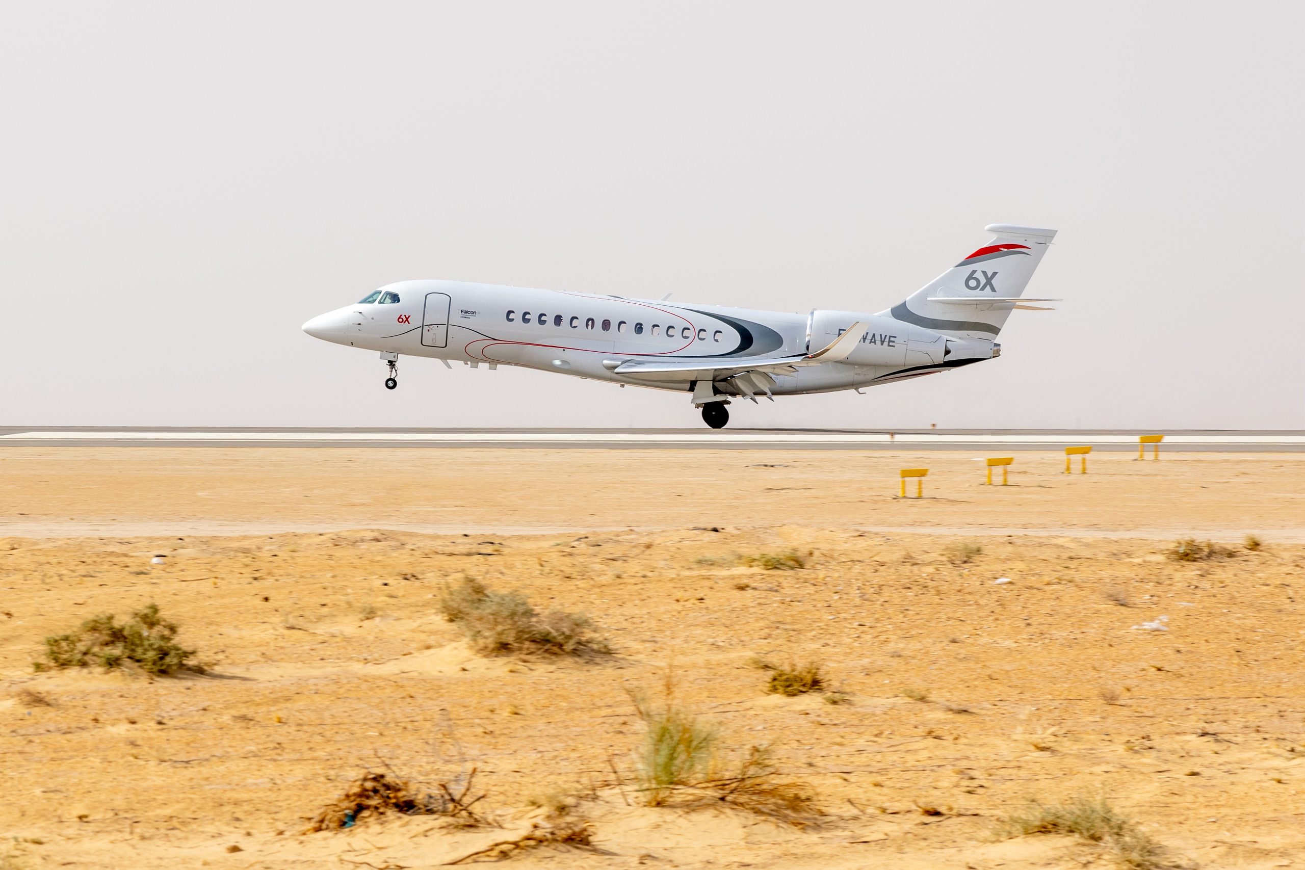 Falcon 6X Backgrounder media