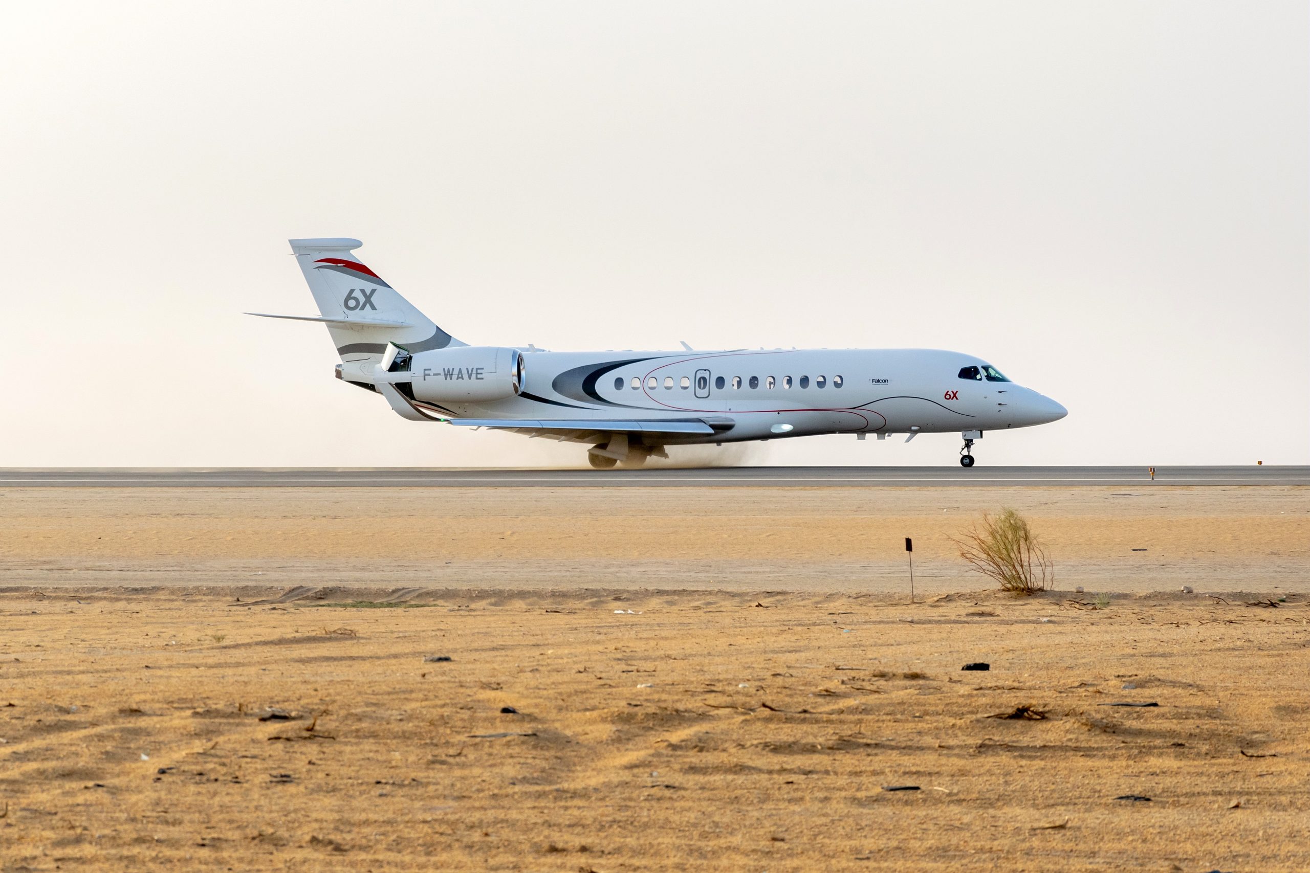 Falcon 6X Backgrounder media