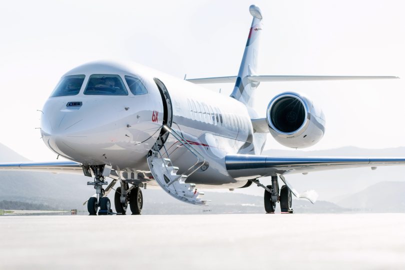 Falcon 6X Backgrounder media