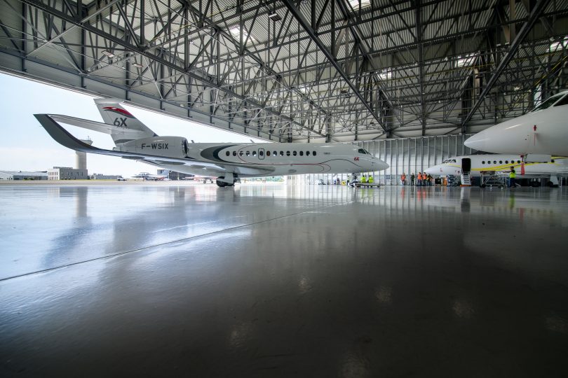 Falcon 6X Backgrounder media