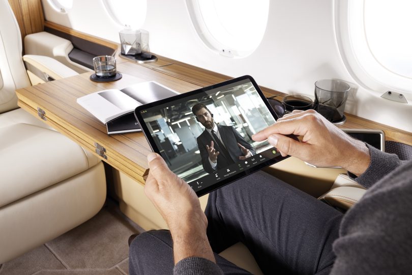 Falcon 6X Backgrounder media