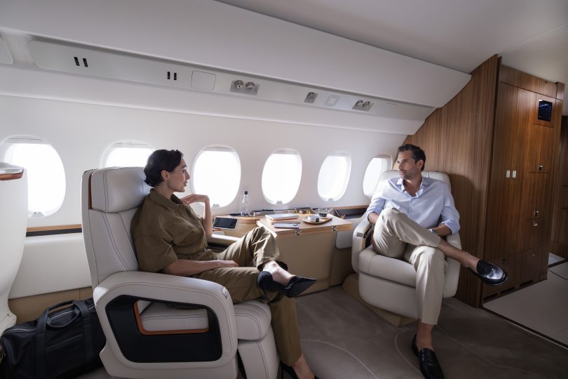 Falcon 6X Backgrounder media