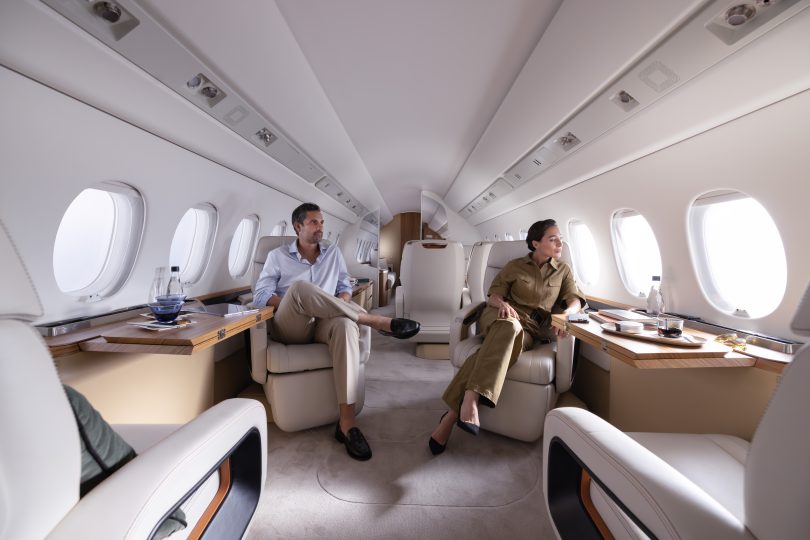 Falcon 6X Backgrounder media